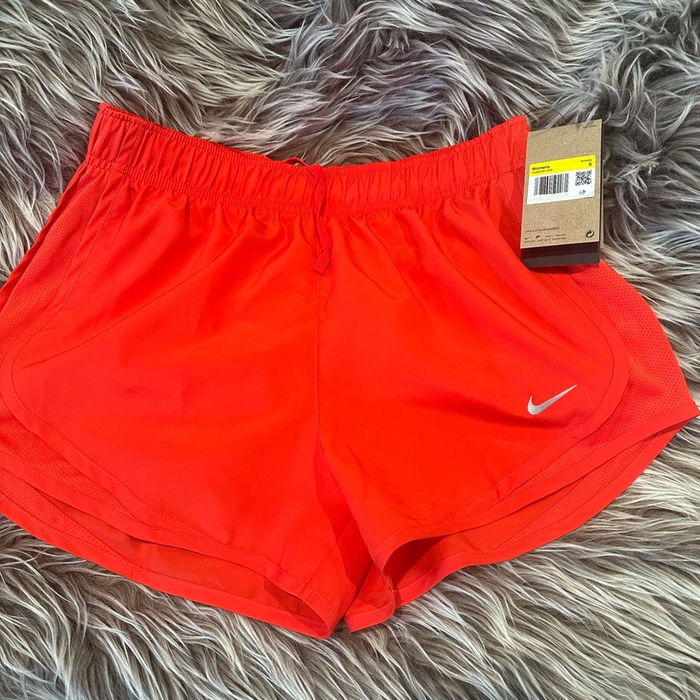 Nike Women's Bright Orange Athletic Shorts NWT